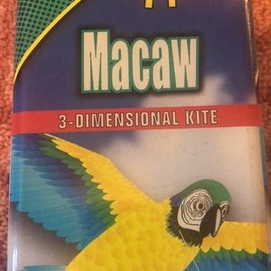 Parrot 🦜 kite: new, 14’ blue & gold macaw high quality nylon kite; never used.
